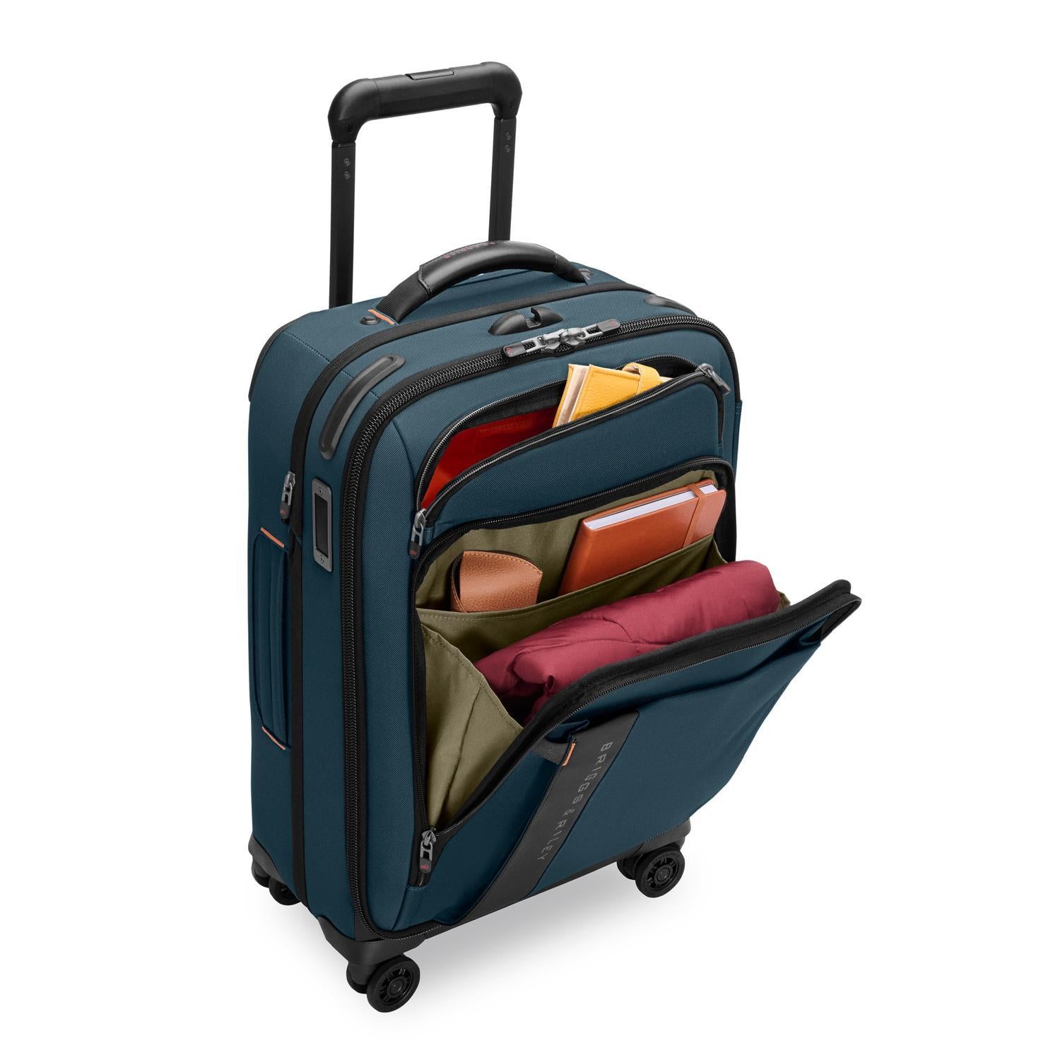 ZDX Essential 56cm Carry-On Expandable Spinner #colour_ocean