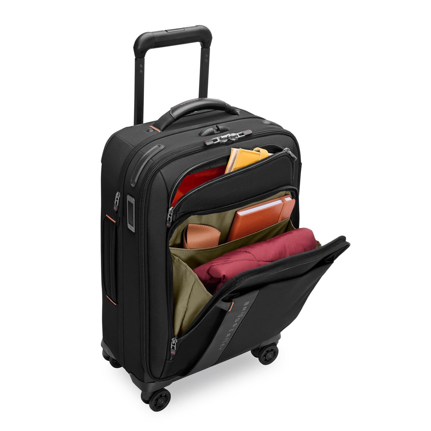 ZDX Essential 56cm Carry-On Expandable Spinner #colour_black