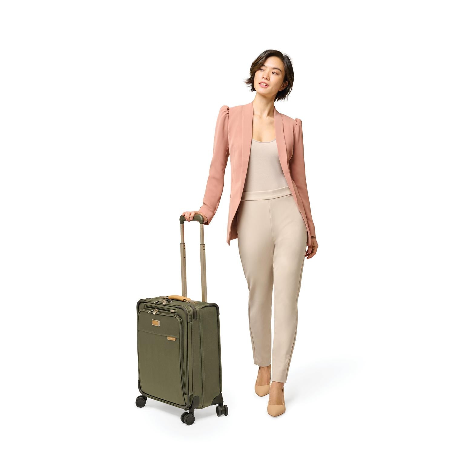 Briggs and Riley Global Carry-On Spinner #colour_olive