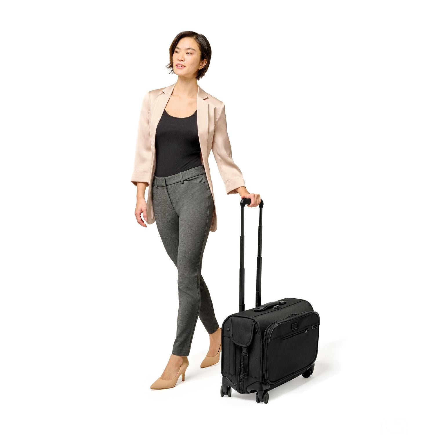 Carry-on Wheeled Garment Spinner #colour_black