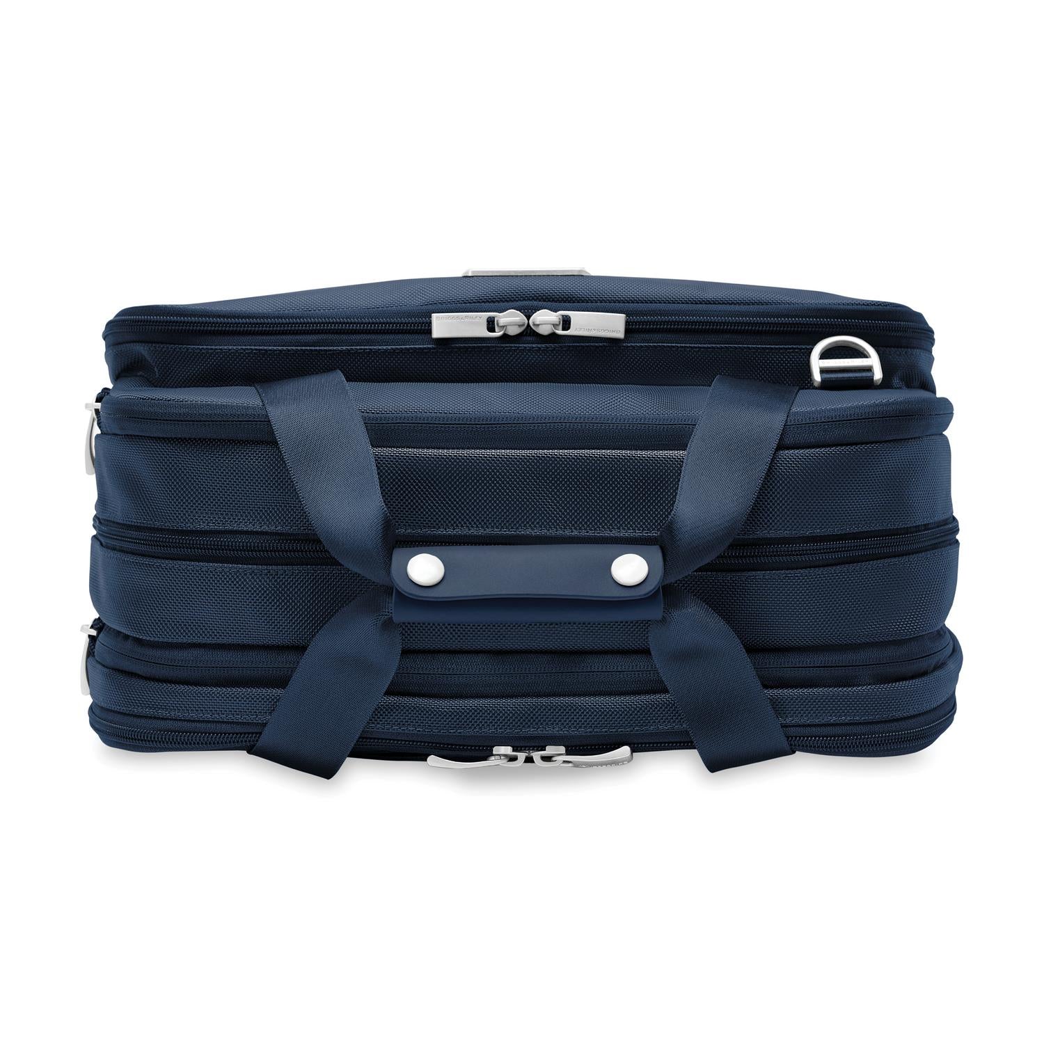 Briggs and Riley Expandable Cabin Bag Navy Top #colour_navy