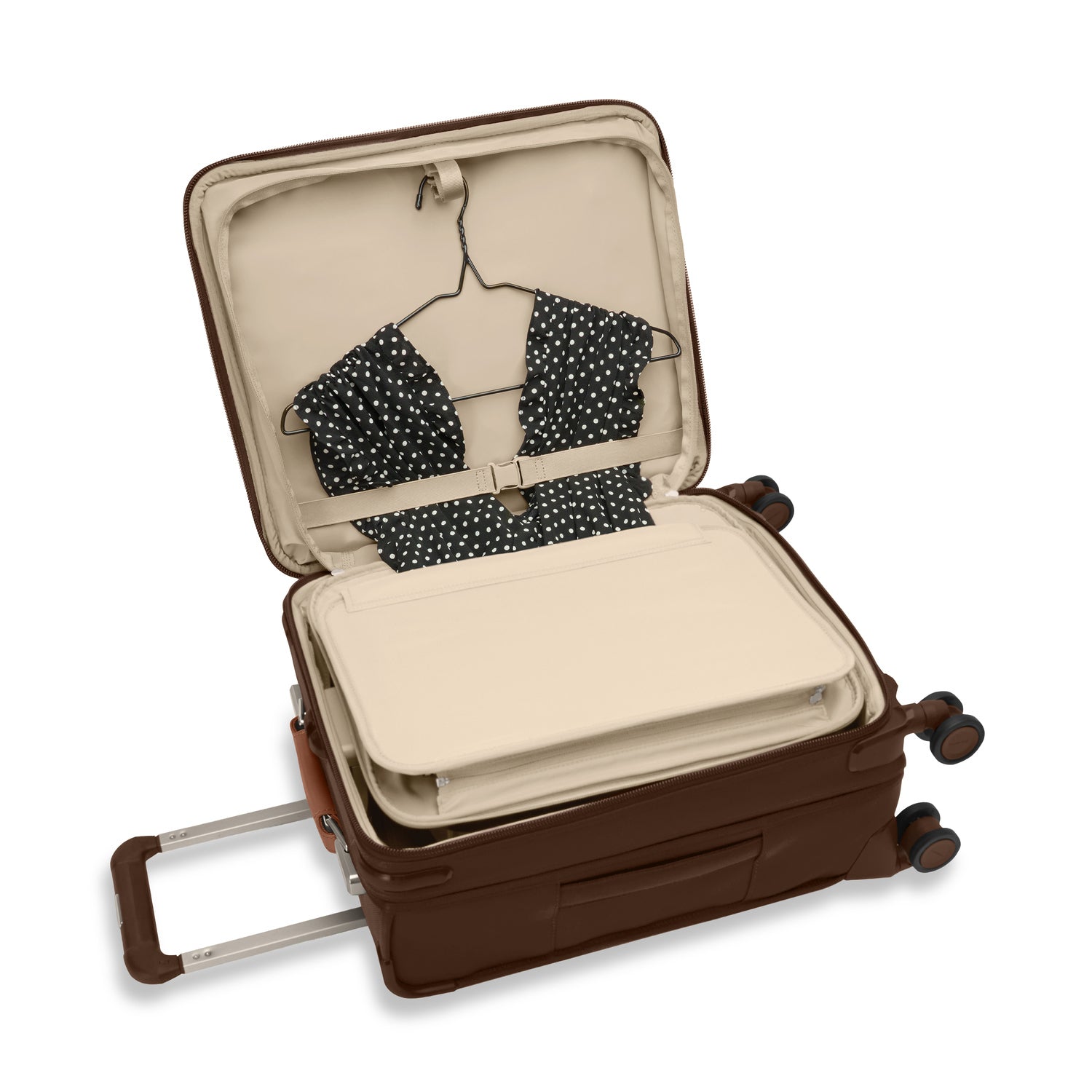 Briggs and Riley Global Carry-On Spinner Chocolate #colour_chocolate
