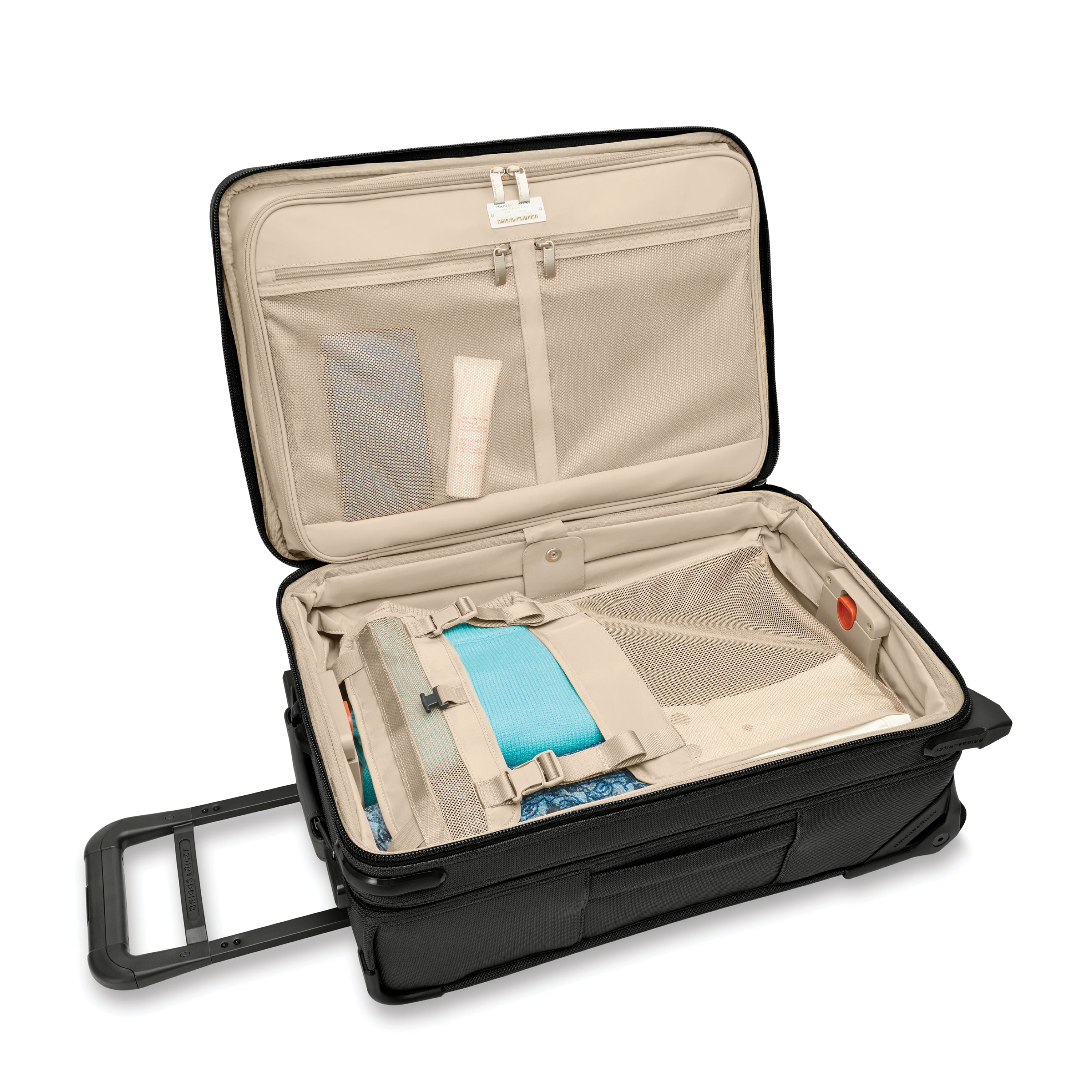 Essential 56cm 2-Wheel Expandable Carry-On #colour_black