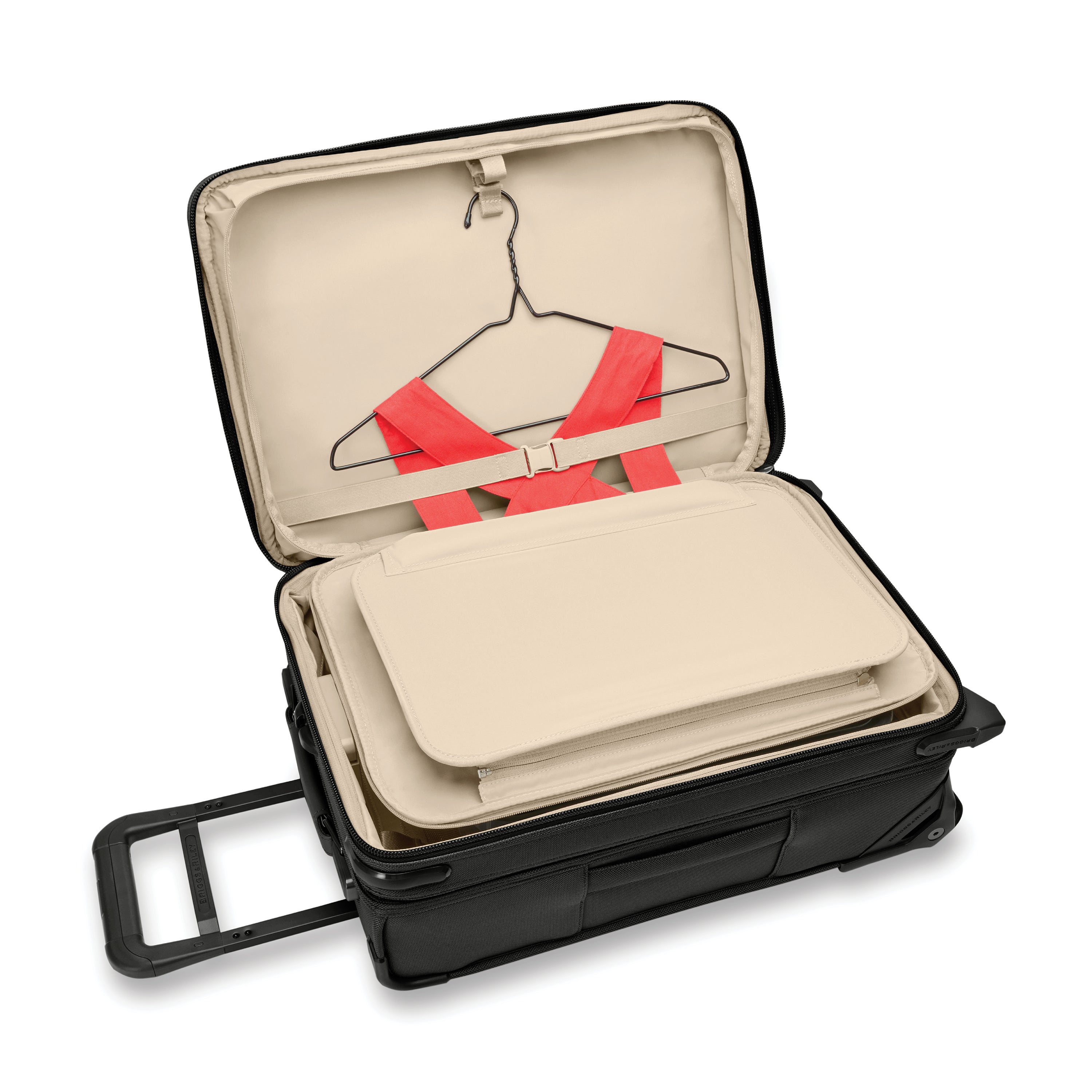 Essential 56cm 2-Wheel Expandable Carry-On #colour_black