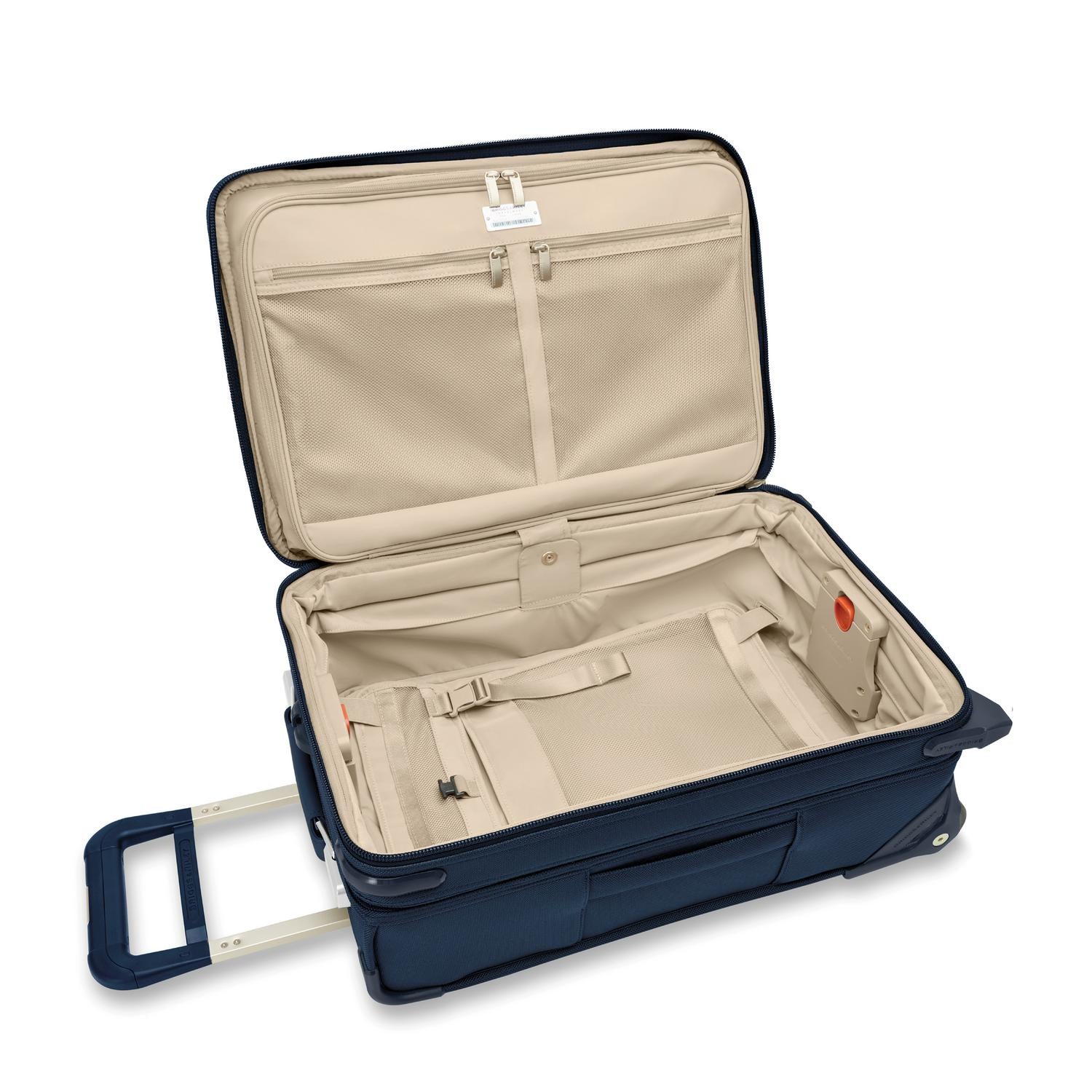 Essential 56cm 2-Wheel Expandable Carry-On #colour_navy