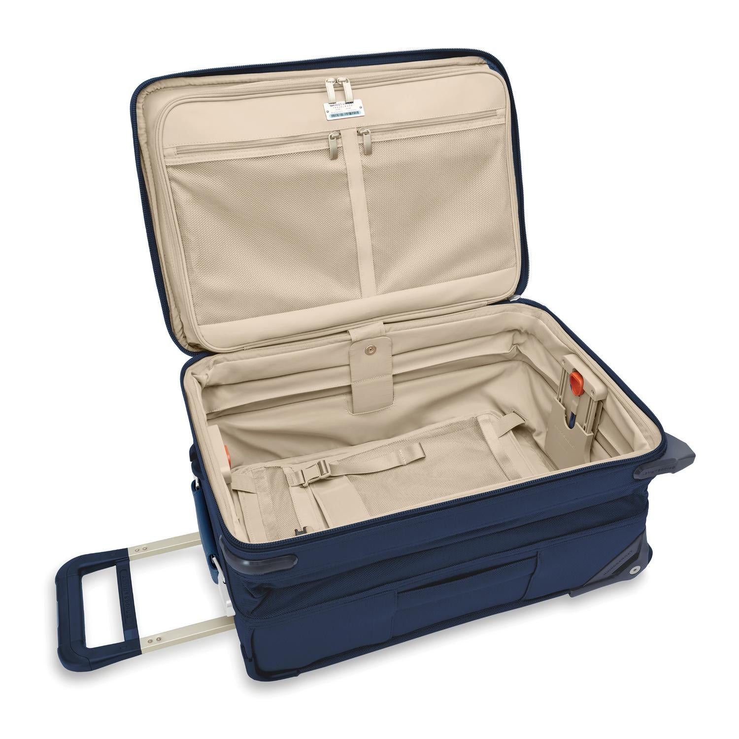 Essential 56cm 2-Wheel Expandable Carry-On #colour_navy