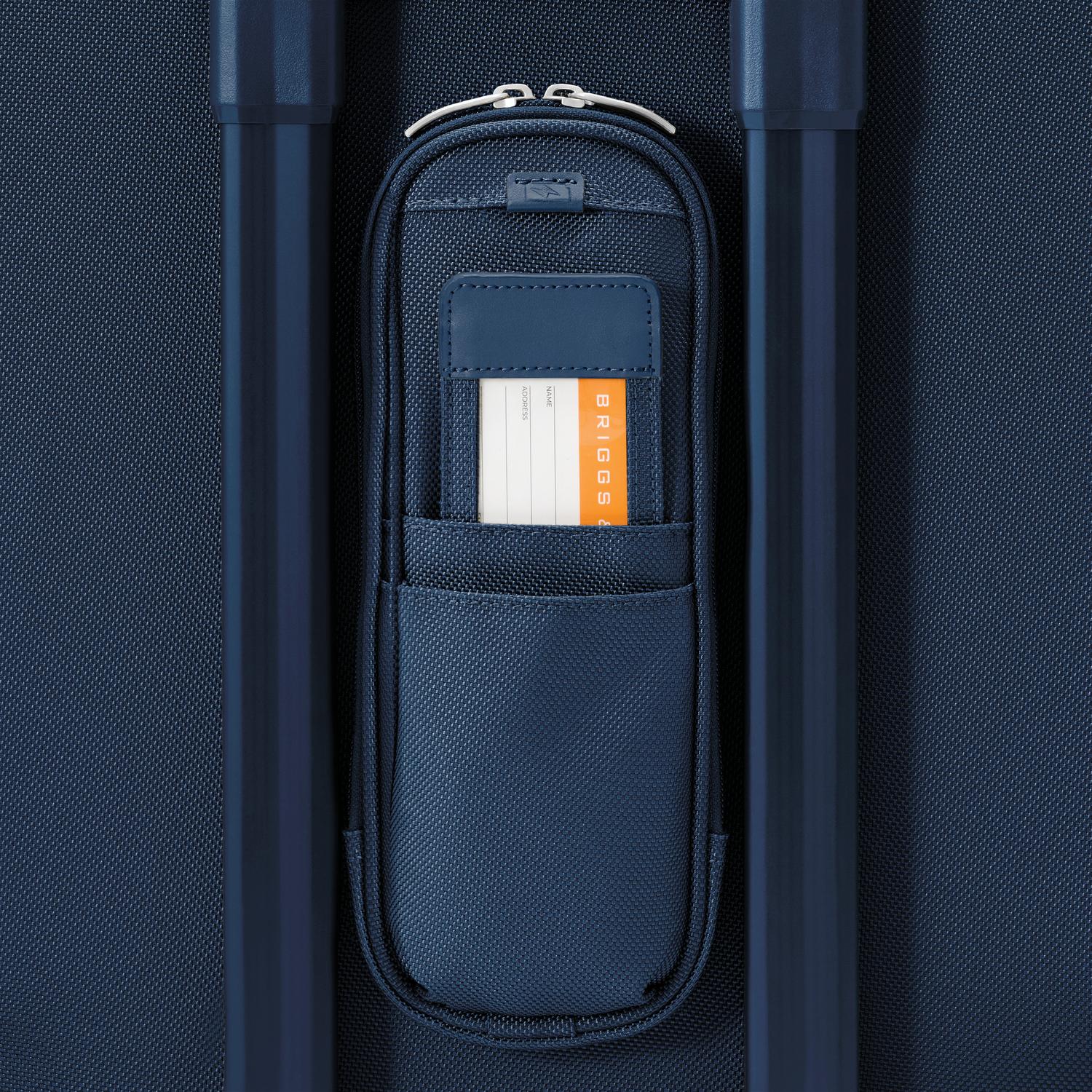 Essential 56cm 2-Wheel Expandable Carry-On #colour_navy