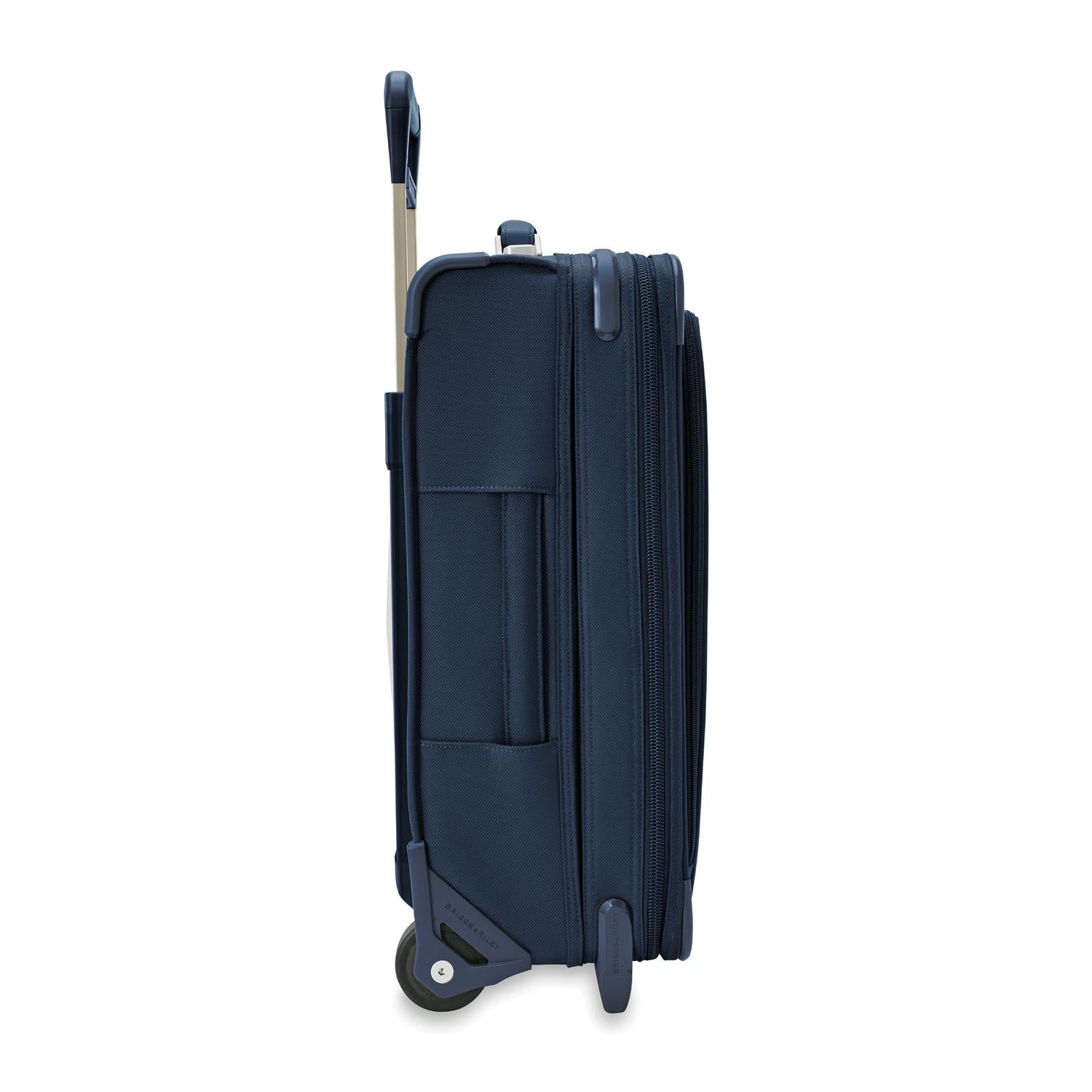 Essential 56cm 2-Wheel Expandable Carry-On #colour_navy