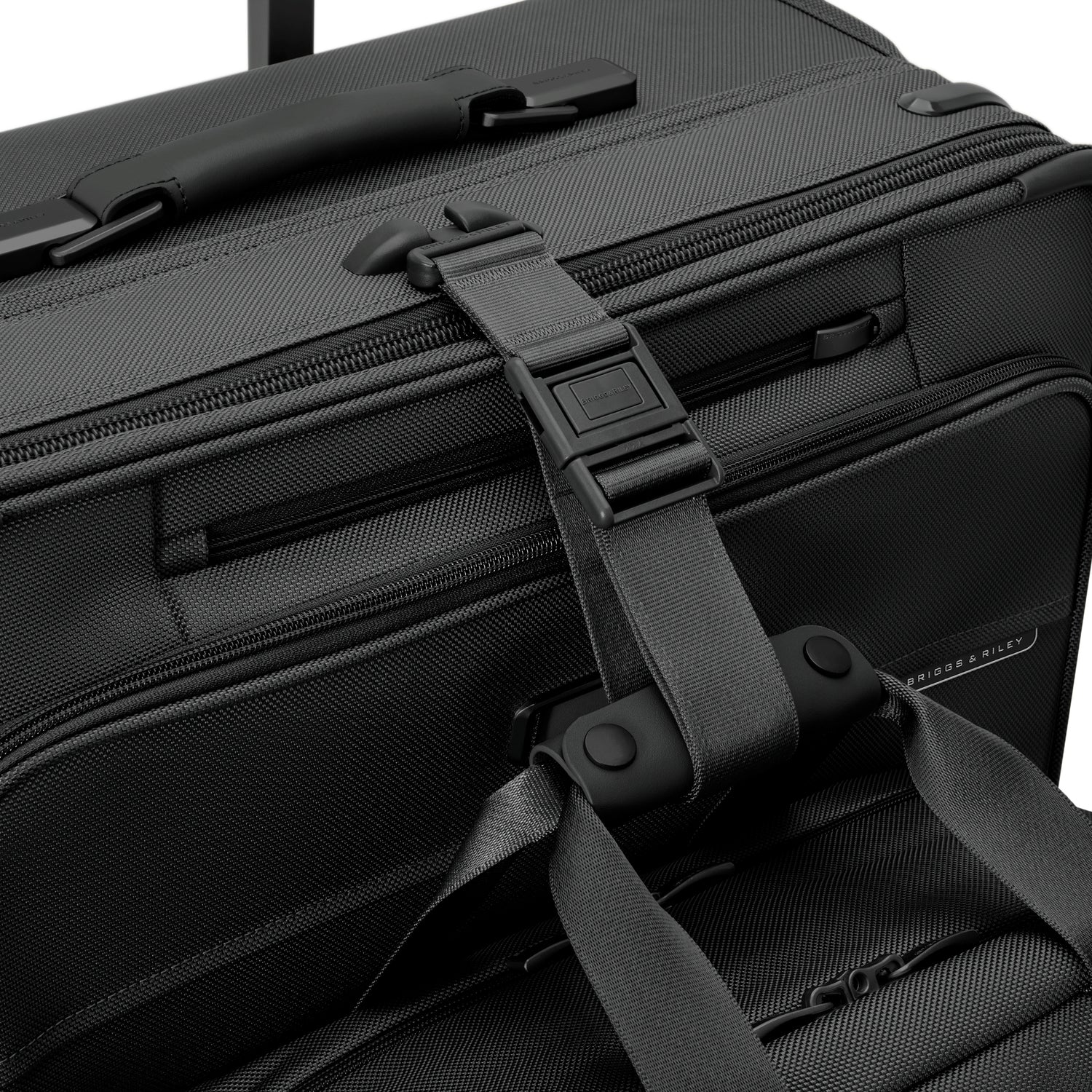 Compact 61cm Checked Expandable Spinner #colour_black