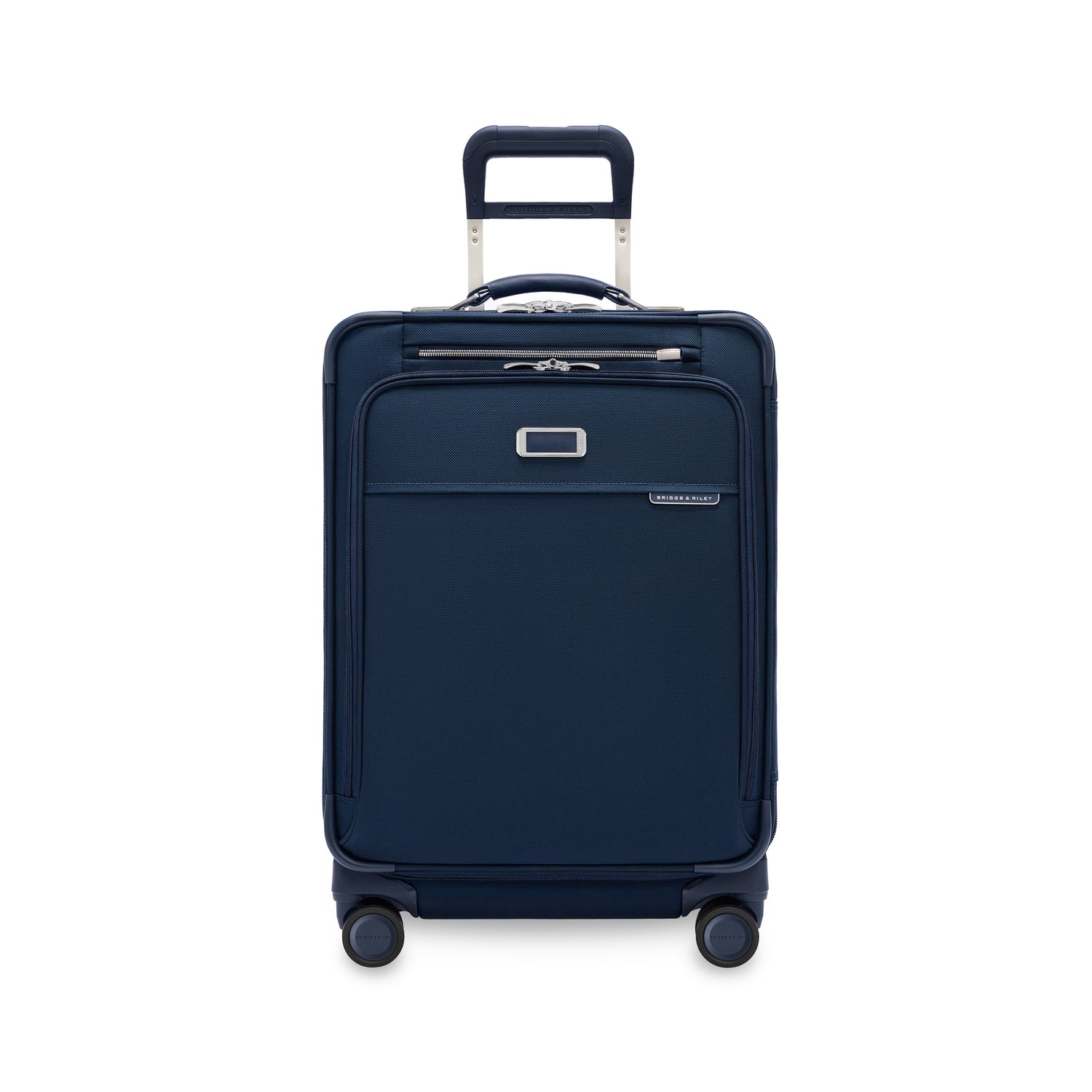 Compact 61cm Checked Expandable Spinner #colour_navy