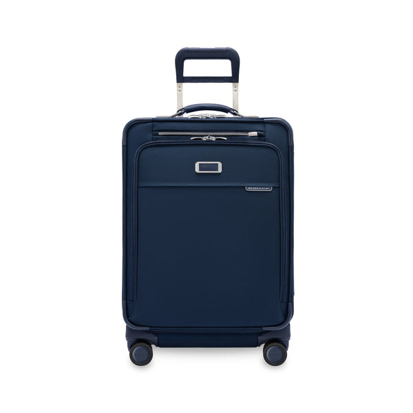 Compact 61cm Checked Expandable Spinner #colour_navy