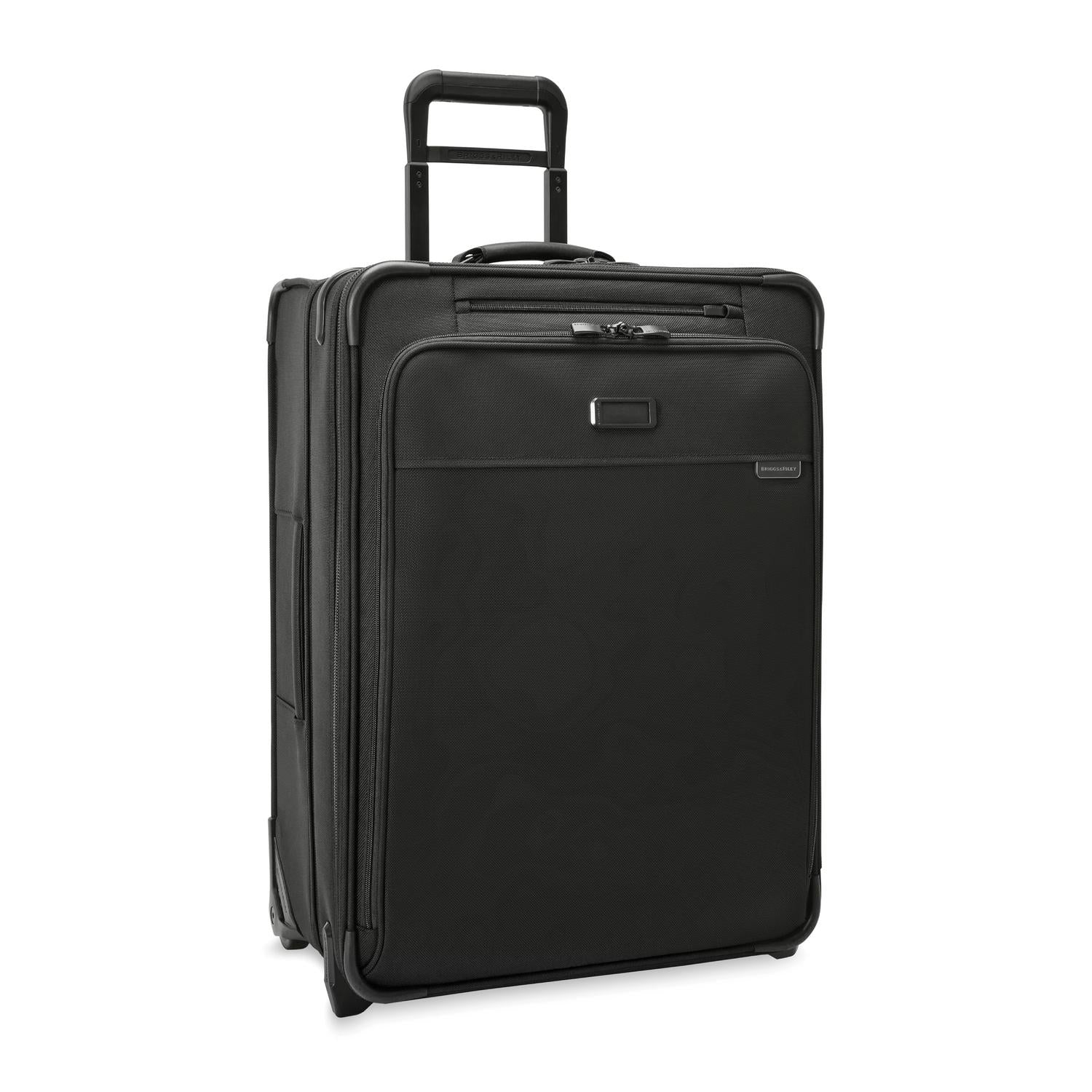 Briggs and Riley Baseline Medium Expandable Upright Side View #color_black