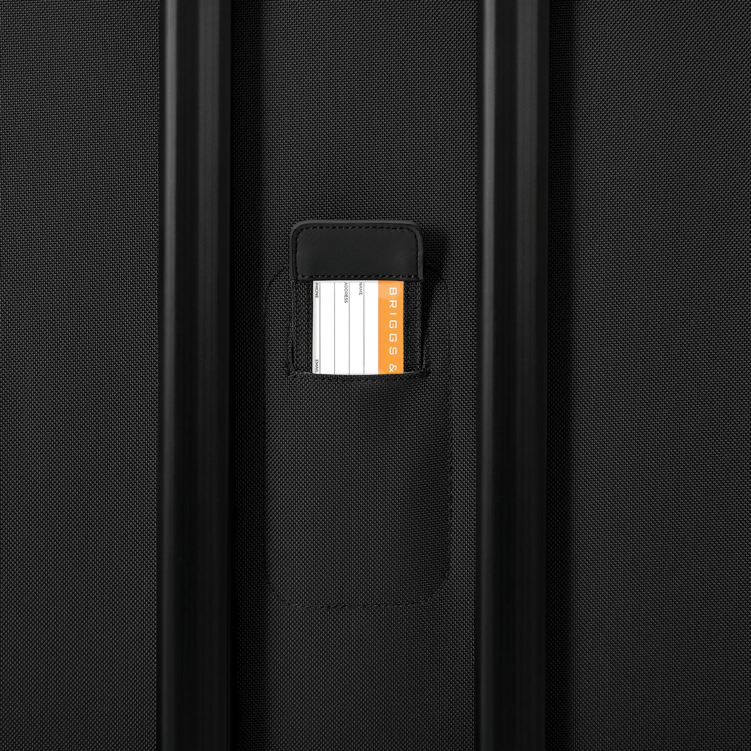 Briggs and Riley Baseline Medium Expandable Upright ID Tag #color_black