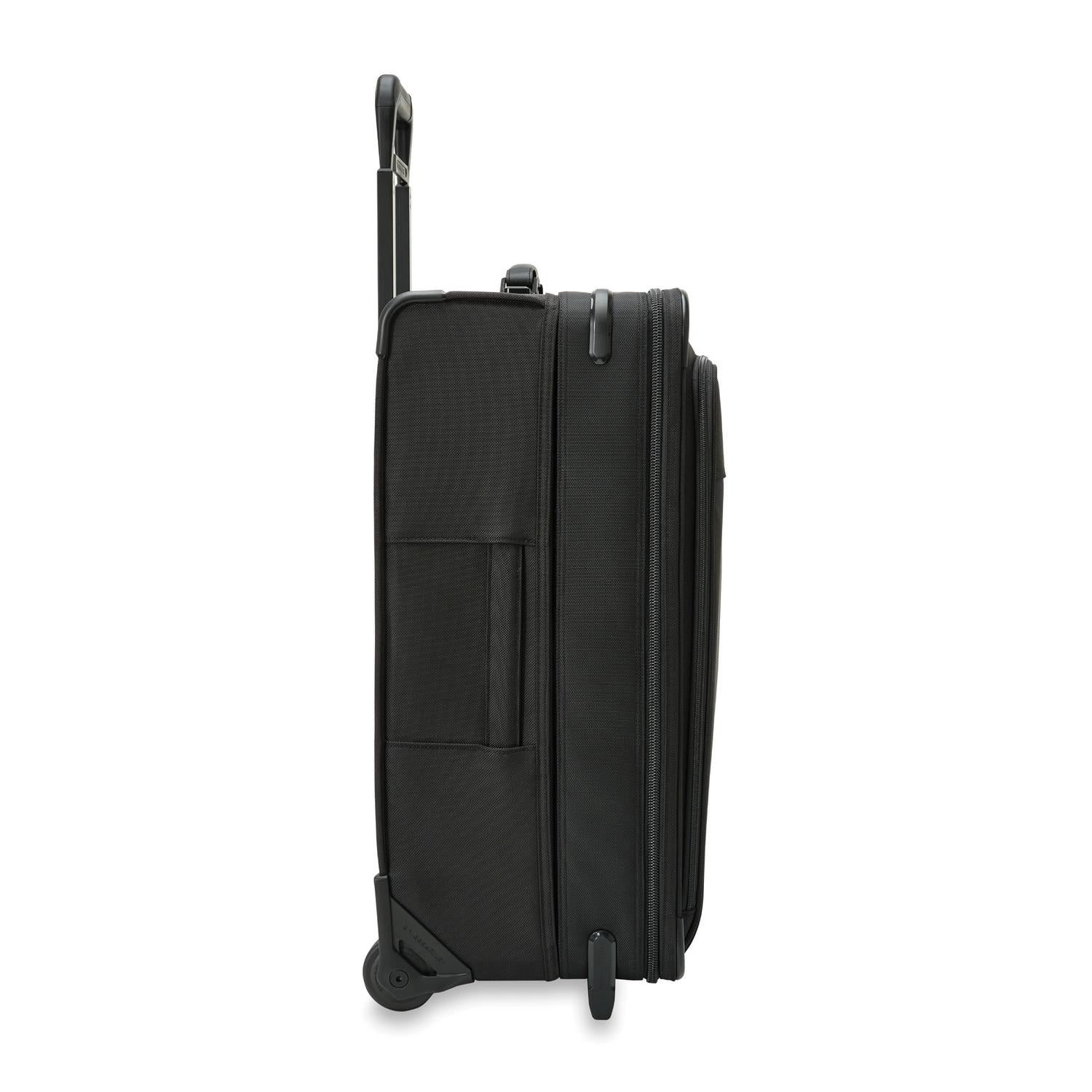 Briggs and Riley Baseline Medium Expandable Upright Side View #color_black