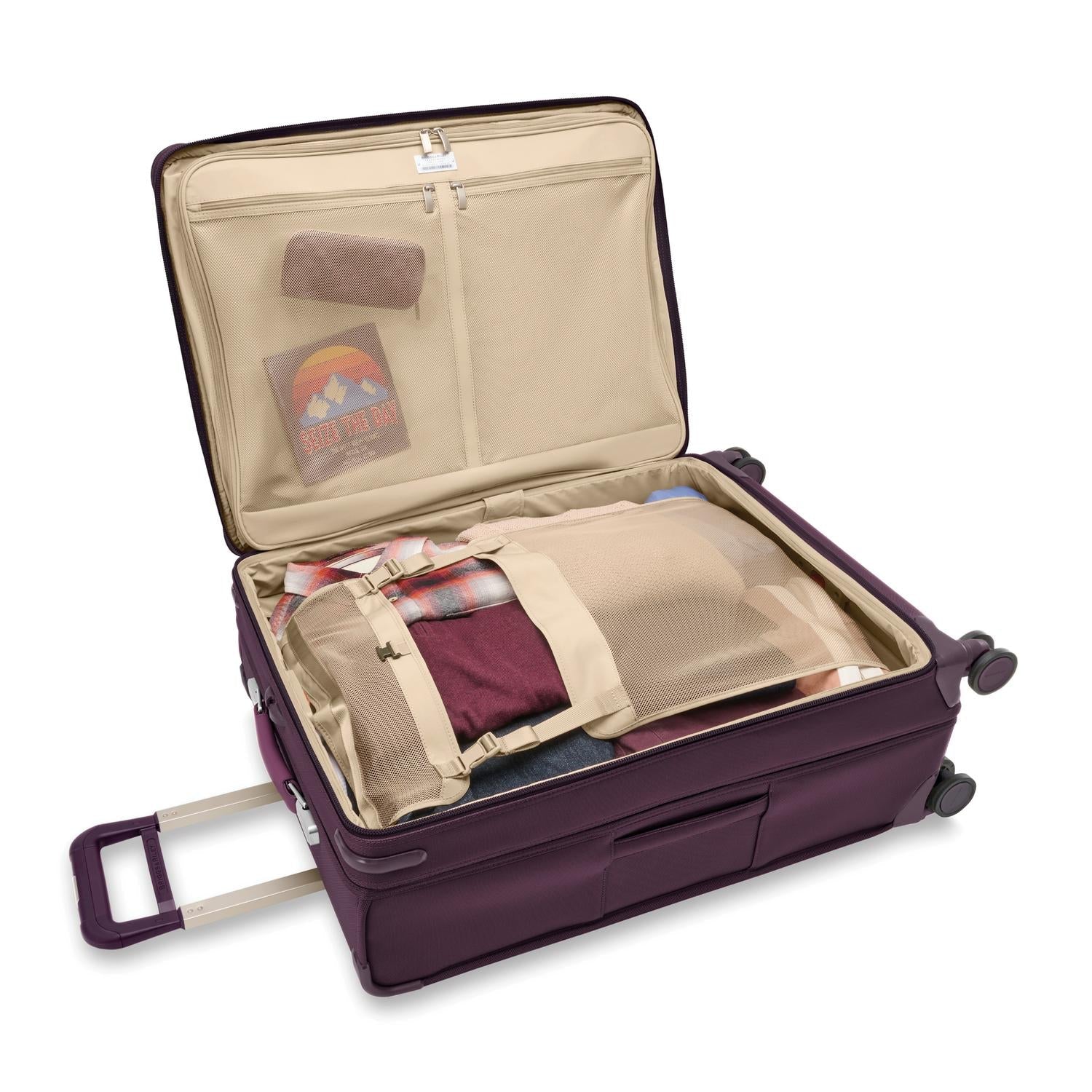 Briggs and Riley Large Expandable Spinner Plum #colour_plum