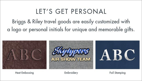 personalisation-decoration Let's get personal. For unique and memorable gifts, select from our array of easily personalised and decorated travel goods.  