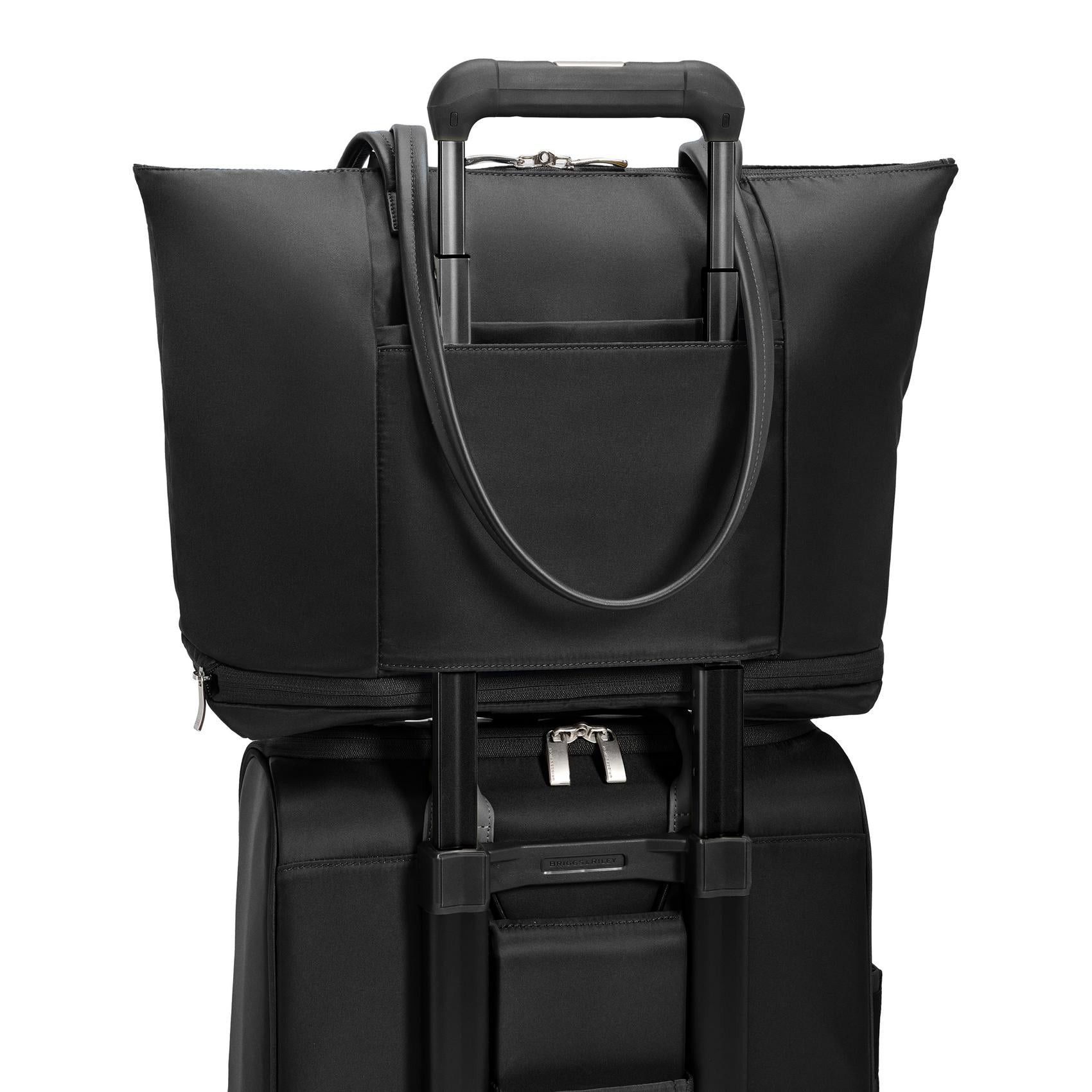 expandable tote, view #colour_black