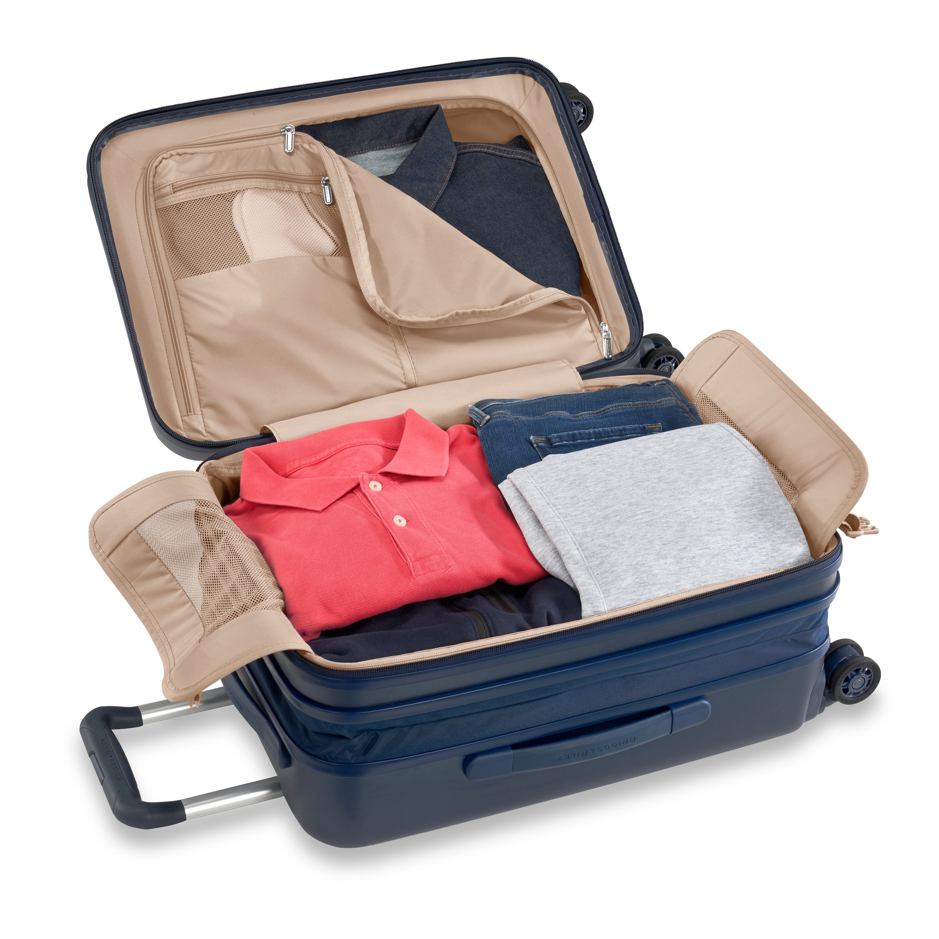 Domestic 56cm Carry-on Expandable Spinner #colour_matte-navy