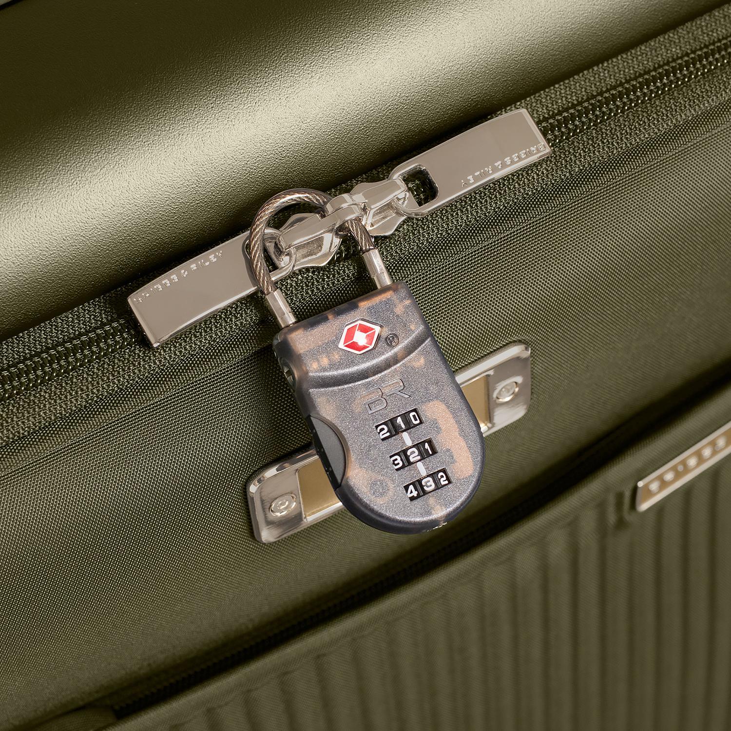 Essential Front Pocket Carry-On Expandable Spinner in Olive #colour_olive
