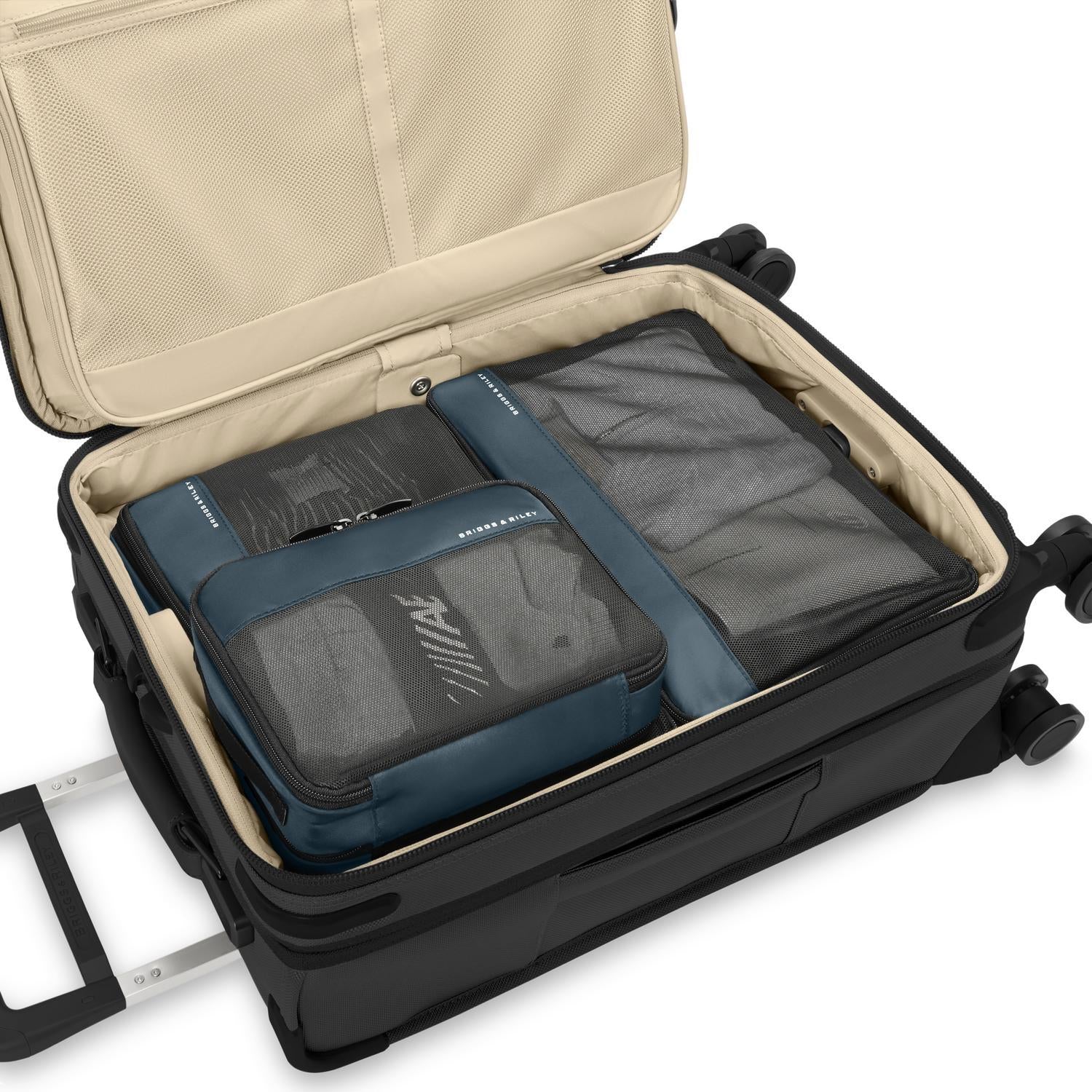 Checked packing Cubes #colour_ocean