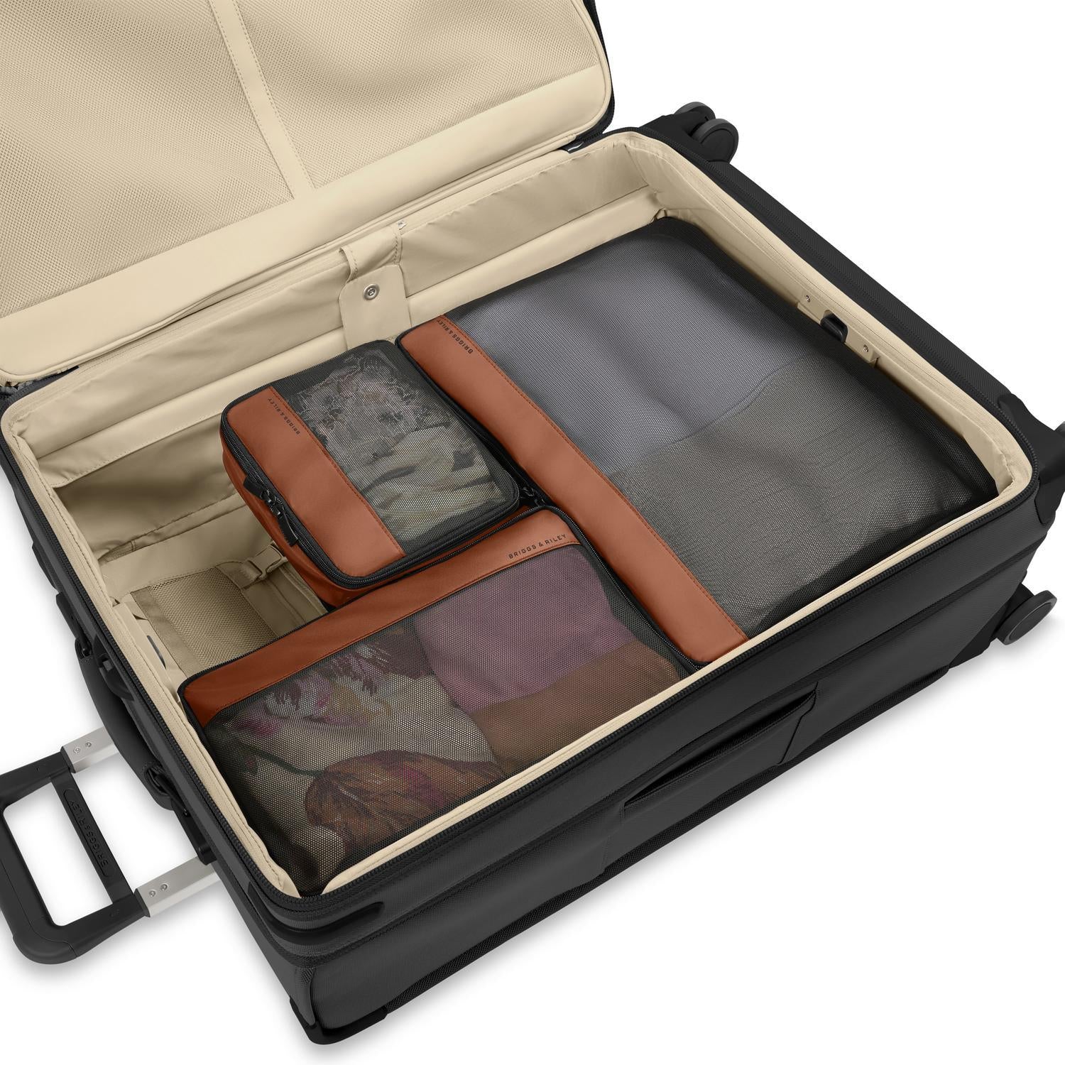 Checked packing Cubes #colour_canyon