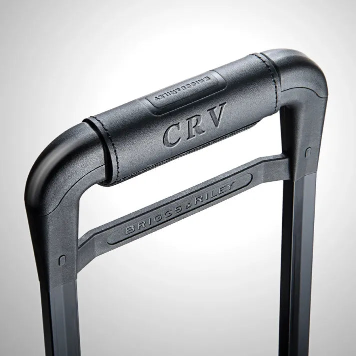 Briggs & Riley telescopic handle with personalized wrap