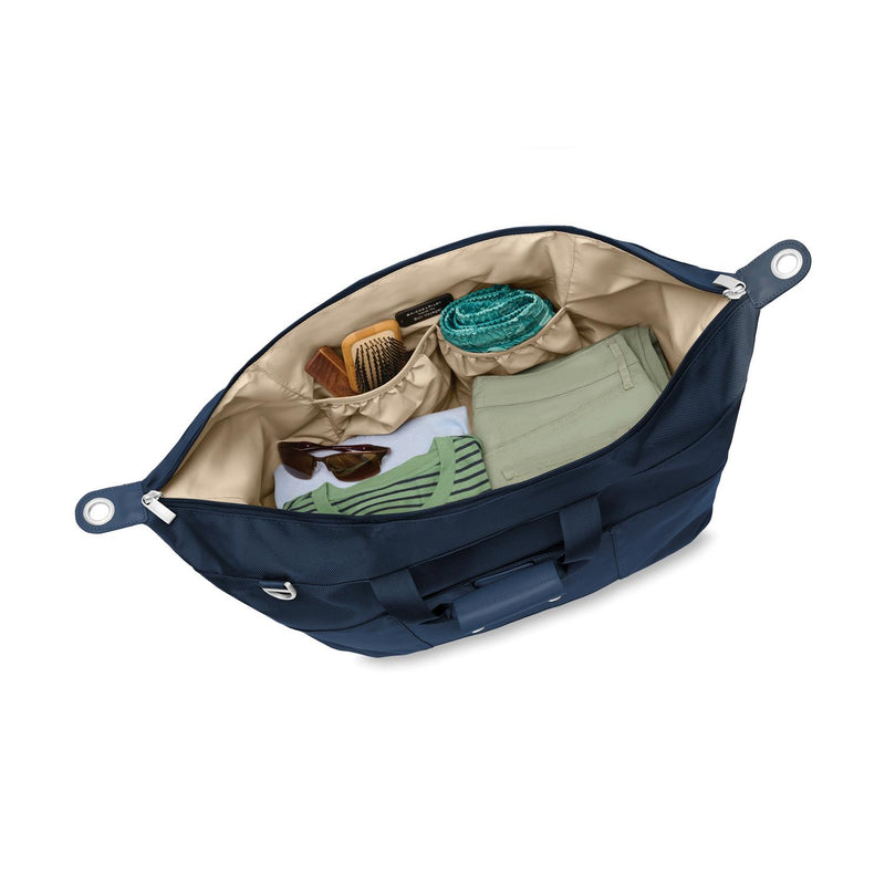 Briggs and Riley Weekender Duffle Navy front view