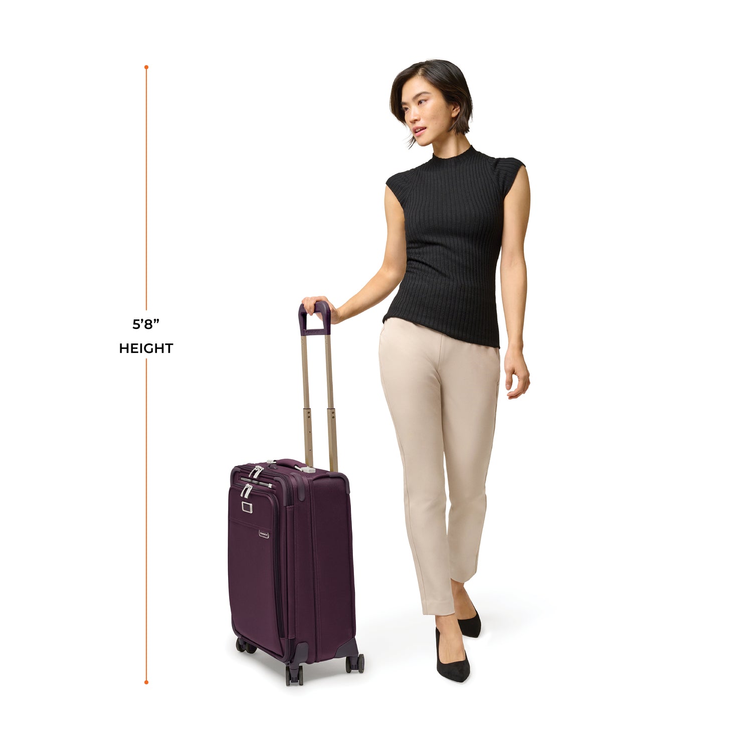 Baseline Essential Carry-On Spinner #colour_plum